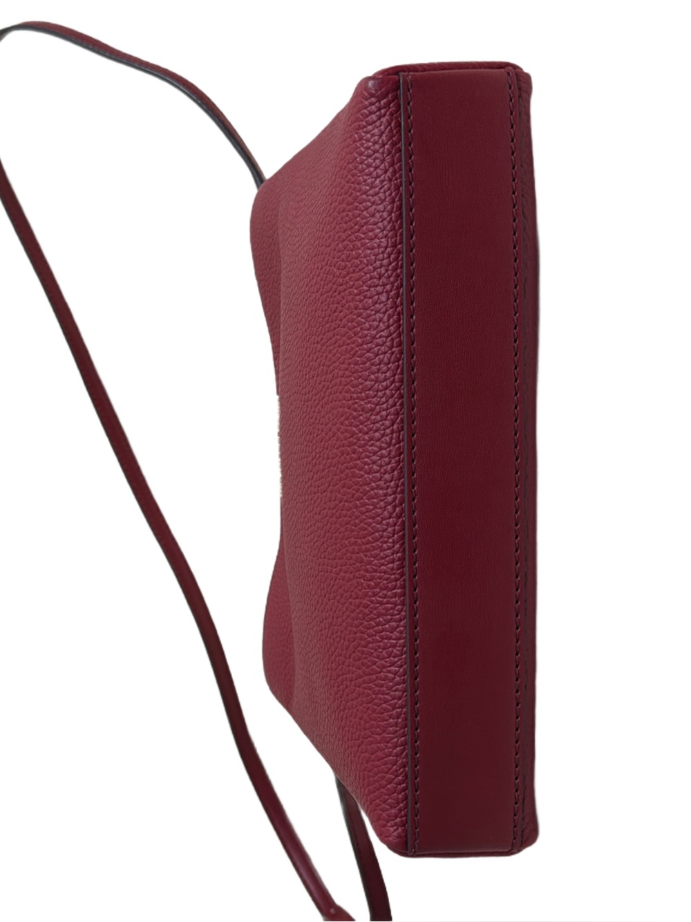 Michael Kors Trisha Medium Crossbody Bag-Cherry - Picture 8 of 16